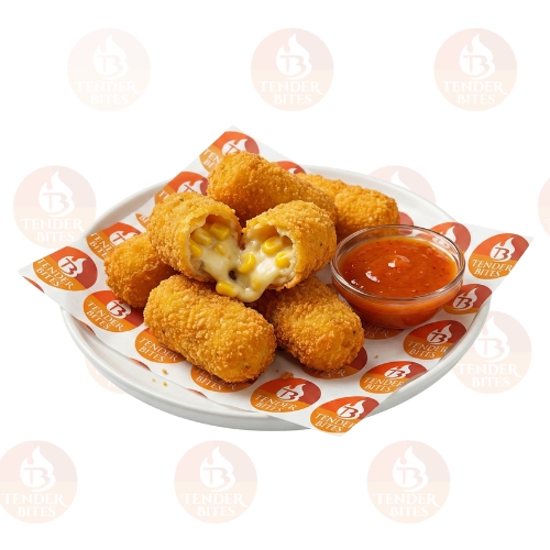 Corn & cheese poppers (6 pcs)