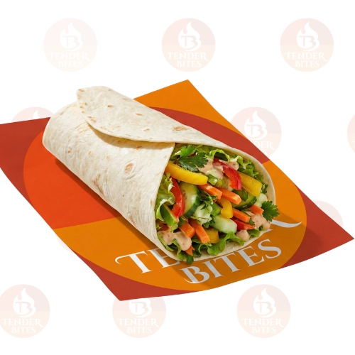 Assorted vegetable wrap